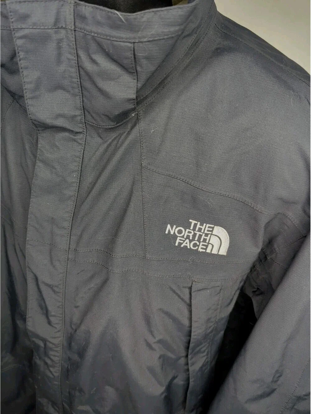The North Face HyVent Heavy Ski Shell Jacket Mens XL X-Large Black Waterproof